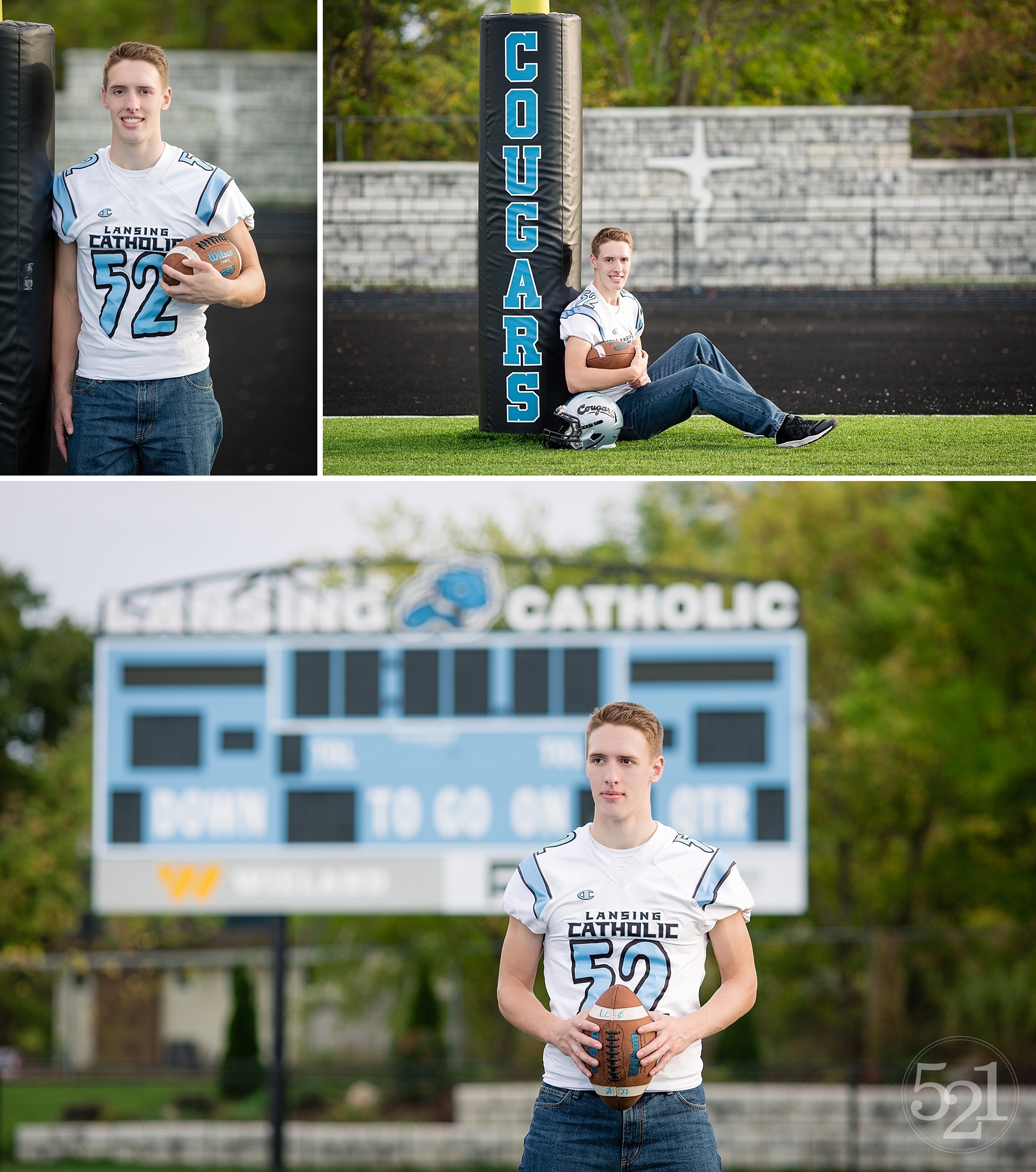 lansing catholic high school michigan senior photography